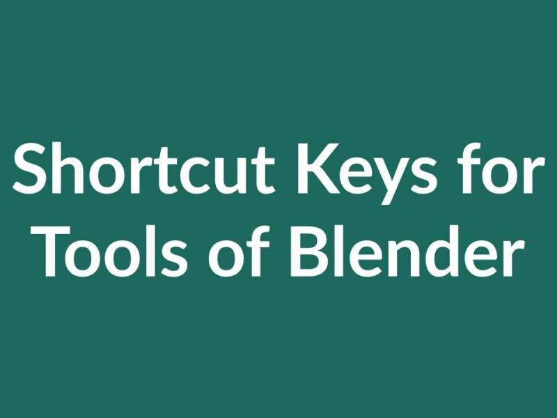 Information About Blender&nbsp;Software